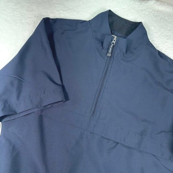 Cutter & Buck Other - Cutter & Buck WindTec Pullover Mens M Navy Golf Windbreaker Swedish Match
